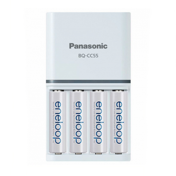 Panasonic punjač (1.5h) sa 4 baterije eneloop AA (K-KJ55MCD40E) - 2